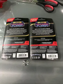 Lot Of 2 Pokemon TCG: Phantasmal Flames Single Pack Blister - Cottonee - Image 2