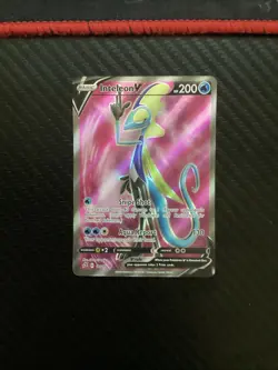 Inteleon V 180/192 SWSH Rebel Clash Full Art Ultra Rare Holo Pokemon 2020 NM - Image 1