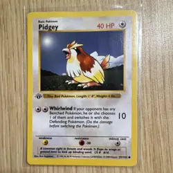 1999 Pokemon Pidgey - 1st Edition Shadowless 57/102 - Image 1