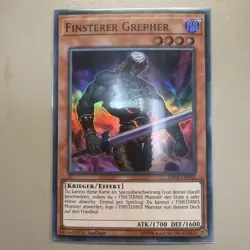 yugioh 1x Dark Grepher DASA-DE042 SUPER RARE GERMAN - Image 1