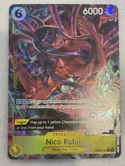 Nico Robin OP09-107 Parallel Alternate Art -One Piece Emperors in the New World - Image 1