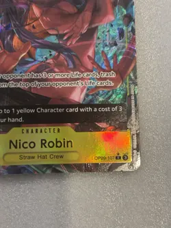 Nico Robin OP09-107 Parallel Alternate Art -One Piece Emperors in the New World - Image 5