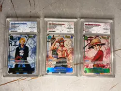 ACE 10 - One Piece - Monkey.D.Luffy - OP13-118 Ace OP13-119 & Sabo OP13-120 - Image 1