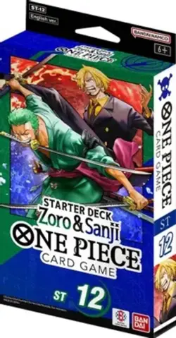 New and Sealed x 1 Starter Deck - Zoro and Sanji One Piece TCG Starter Decks - Image 1