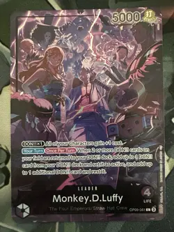 Monkey.D.Luffy (English Version 2nd Anniversary Set) OP09-061 One Piece... - Image 1