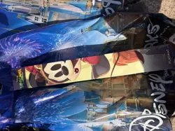 Disney Lorcana Parks Exclusive Iconic Mickey Minnie Foil Playmat Sealed Desk Mat - Image 1
