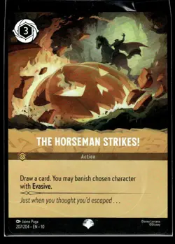 Disney Lorcana Whispers in the Well The Horseman Strikes 207/204 Foil - 12526* - Image 1