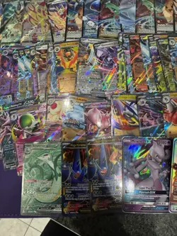LOT OF 76 POKEMON CARDS EX V FULL ARTS SHINIES HIDDEN FATES GX - Image 5
