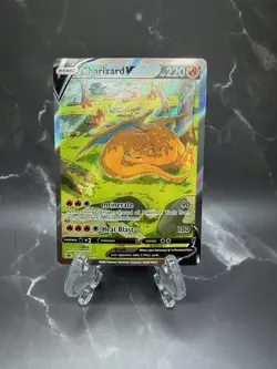 Pokemon Charizard V Full Art Holo Promo SWSH260 HP 220 Sword & Shield Card - Image 1