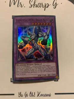 ELEMENTAL HERO NEOS - 1st EDITION SAST-EN035 ENGLISH Yu-Gi-Oh! CARD SUPER RARE - Image 3