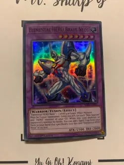 ELEMENTAL HERO NEOS - 1st EDITION SAST-EN035 ENGLISH Yu-Gi-Oh! CARD SUPER RARE - Image 4