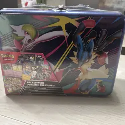 Pokemon 2025 Fall Mega Collector Chest Tin Box - 6 Packs & 3 Foil Cards - Image 1