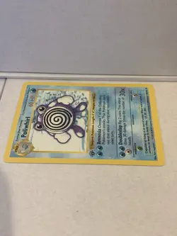 1st Edition Shadowless Base Set Vintage Poliwhirl Pokemon Card - Image 5