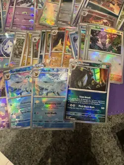LOT OF 69 POKEMON CARDS MASTERBALLS, POKEBALL REVERSES 151, PALDEAN FATES ETC - Image 4