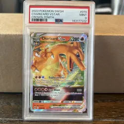 Pokemon TCG Charizard VSTAR Crown Zenith Holo Ultra Rare Card 019/159 PSA 9 Mint - Image 1