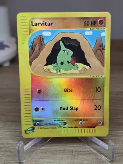 Larvitar 116/165 Reverse Holo Expedition Pokemon Card - Image 3