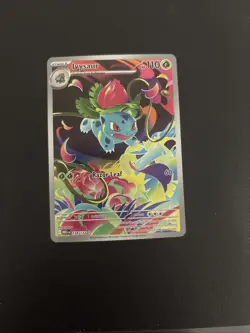 Pokemon TCG Ivysaur 134/132 Illustration Rare Mega Evolution Base Set NM/M Card - Image 1