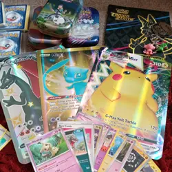 Pokemon Cards Bundle 100 + tins Holos Rev Holo's TCG FREE POSTAGE - Image 3