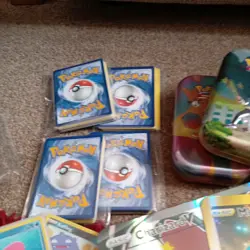 Pokemon Cards Bundle 100 + tins Holos Rev Holo's TCG FREE POSTAGE - Image 5