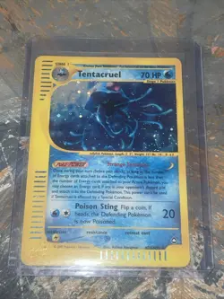 Tentacruel Holo Pokemon e-Card Series Aquapolis #H26 2003 - Image 1