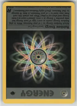 1st Edition Vintage Pokemon Card Rainbow Energy (80) Rare Team Rocket 80/82 VLP - Image 1