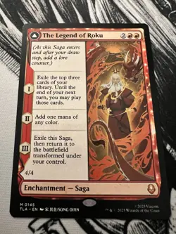 Magic The Gathering The Legend of Roku / Avatar Roku x1 TLA Red English - Image 1