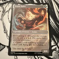 Magic The Gathering The Legend of Roku / Avatar Roku x1 TLA Red English - Image 2