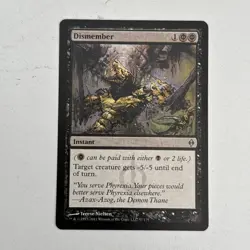 Dismember (57/181) - New Phyrexia LP - MTG Magic the Gathering - Image 1