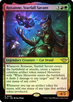 Roxanne, Starfall Savant (0228) - Outlaws of Thunder Junction - Rare (Foil) - Image 1