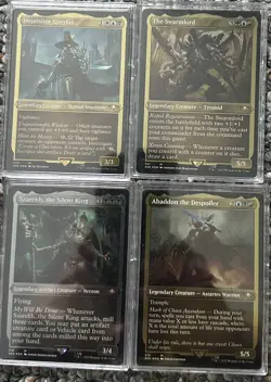 MTG Warhammer 40k Commander Decks Set of 4 double sleeved - Image 1