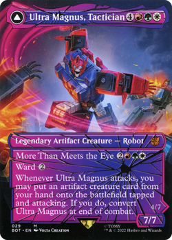 Ultra Magnus, Tactician // Ultra Magnus, Armored Carrier (REG) x1 - MTG BOT #29 - Image 1