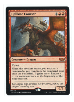 MTG - Hellkite Courser - Normal - Tarkir: Dragonstorm Commander - NM - Image 1