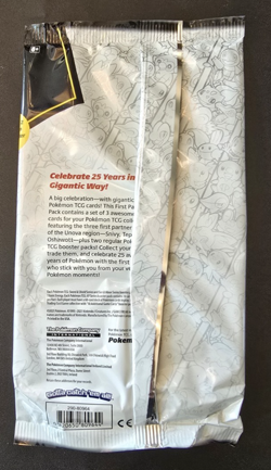 Pokemon Celebrations First Partner Unova Pack 3 Jumbo 2 Boosters Factory Sealed - Image 2
