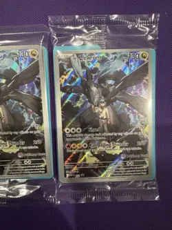 X2 POKEMON CENTER STAMPED SEALED ASCENDED HEROES PROMOS N’s ZEKROM - Image 3