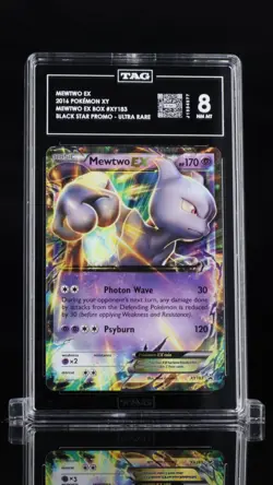 TAG 8 - Mewtwo EX - 2016 Pokemon XY - Promo #XY183 - Holo Ultra Rare Card - Image 1