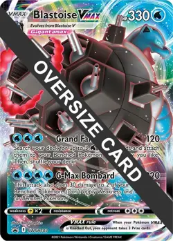 (OVERSIZE) Blastoise VMAX SWSH103 NM, English Pokemon Oversized Promos - Image 1
