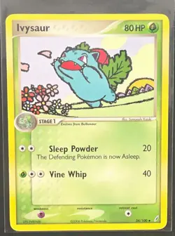 Ivysaur 34/100 EX Crystal Guardians Uncommon Pokemon 2006 - Image 1