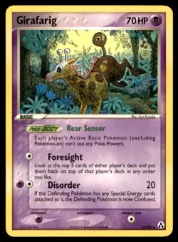 2006 EX - Legend Maker Girafarig Basic/Rare #16 - Image 1