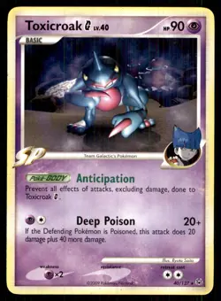 2009 Platinum Toxicroak G Basic/Rare #40 - Image 1