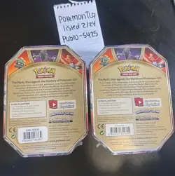 Pokemon TCG Mysterious Powers Sealed Tin Set Necrozma & Ho-Oh GX - Image 4