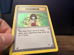Pokemon MP TCG Gym Heroes HOLO Erika Trainer 16/132 - Image 3