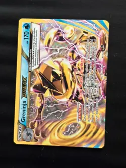 Pokemon TCG Greninja Break Point 41/122 Near Mint Breakpoint Ultra Rare NM - Image 1