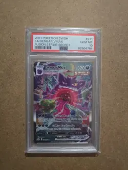 Gengar VMAX Alt Art 271/264 PSA 10 2021 Pokemon Fusion Strike - Image 1