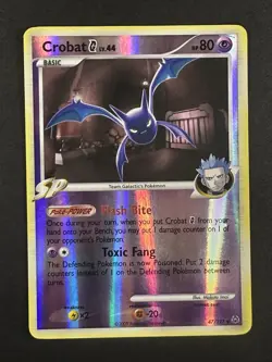 Crobat G 47/127 Platinum Reverse Holo Zubat 70/95 MP Pokemon Holo Reverse - Image 4