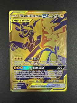 Pikachu & Zekrom GX SM248 Pokemon Promo NM - Image 2