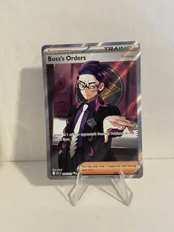 Pokemon TCG Boss’s Orders 256/217 Full Art Trainer Ascended Heroes English - Image 1