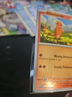 Charmander EB GAMES Promo 004/165 Reverse Holo 151 Stamp Pokemon TCG NM - Image 5
