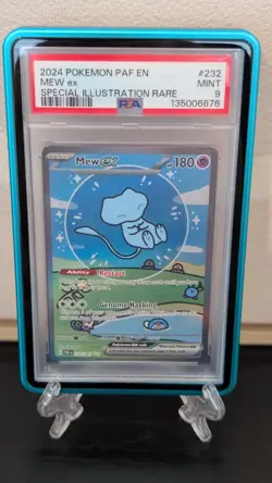 2024 Pokemon PAF en Special Illustration Rare #232 Bubble Mew EX PSA 9 Mint - Image 1