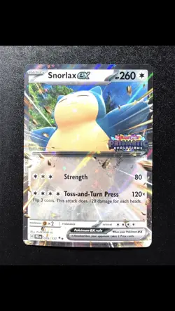 Snorlax ex 076/131 NM Double Rare Prismatic Evolution Stamped English Pokemon - Image 1