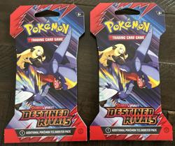 Pokemon Destined Rivals booster packs Lot Of 2 New Sealed - Image 1